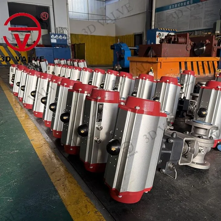 Pneumatyczny zawór kulowy