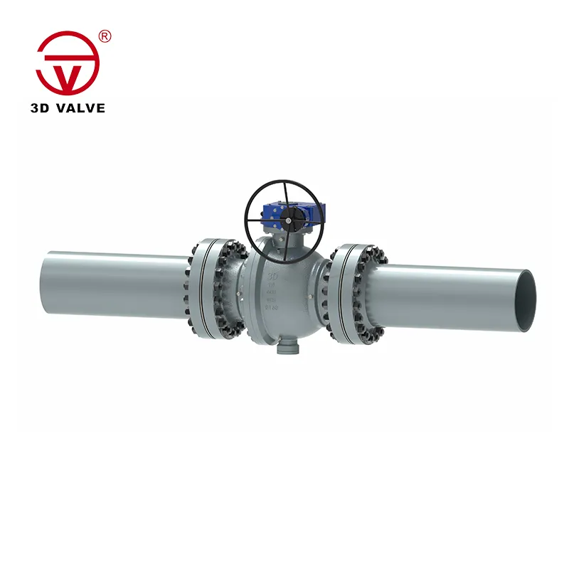 Zawory kulowe kołnierzowe ze staliwa rurociągowego