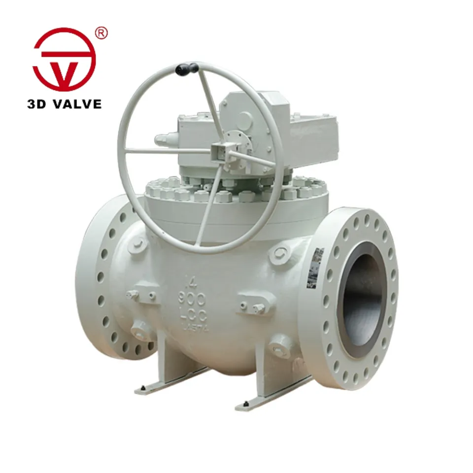 Zawór kulowy montowany na czopie z górnym wejściem