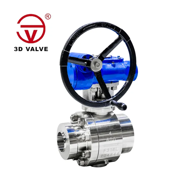 Zawór kulowy montowany na czopie